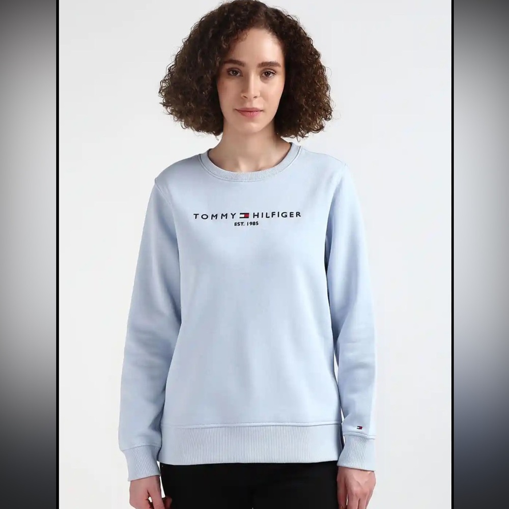 Tommy Hilfiger Sky Blue Crewneck Sweater Size XS‎
